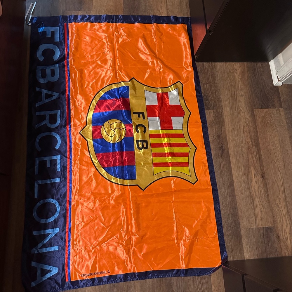 FC Barcelona XL Flag Tapestry